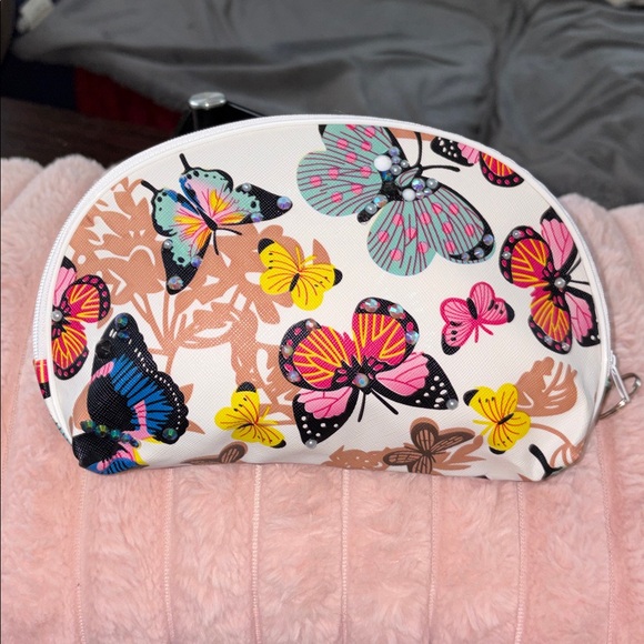 Y2K Butterfly Rhinestone Pouch• Hand Embellished - Picture 3 of 5